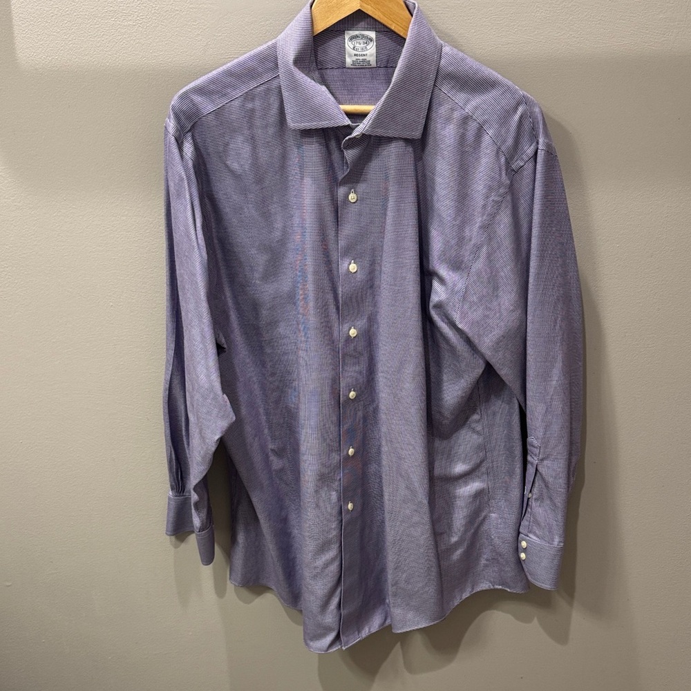 Brooks Brothers Casual Purple Button Down Shirt